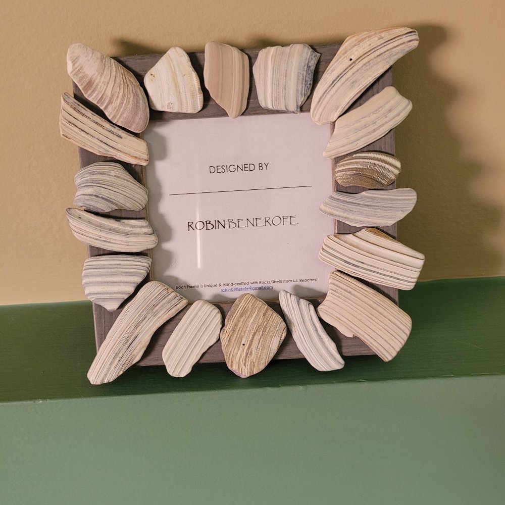 Picture Frame - Unique Hand-Crafted with Cool Shells - Picture 4 of 7